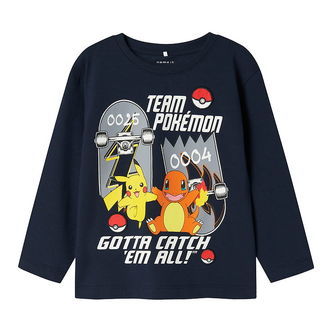 Name It Bluse - NmmStern - Pokémon - Navy Blazer
