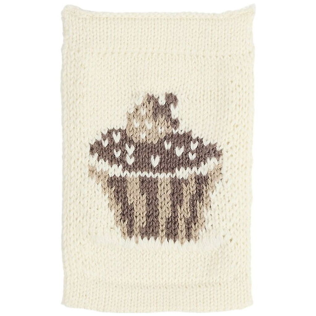 Smallstuff Strikket Flag - Fødselsdagskage - Natur Motiv