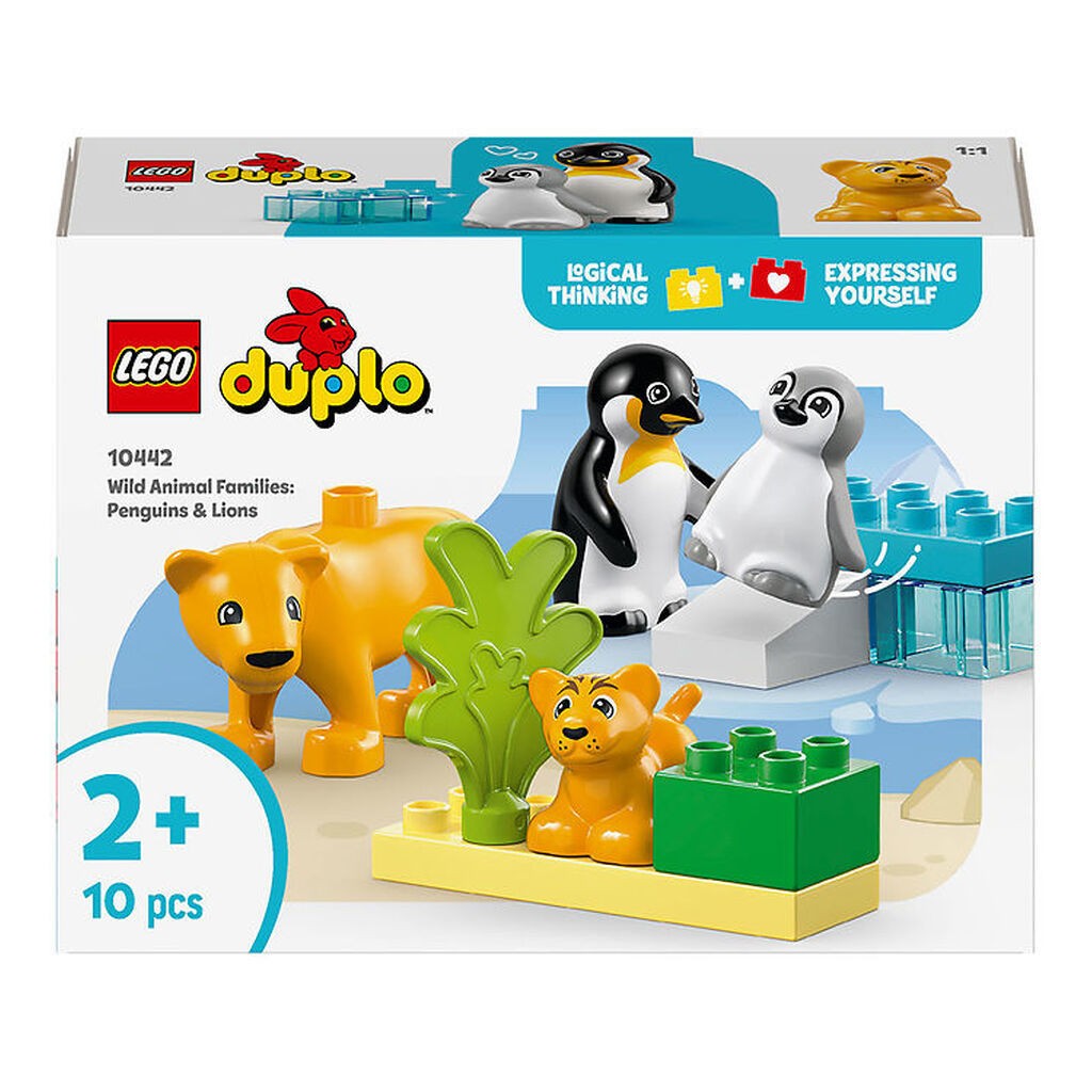 LEGOÂ® DUPLO - Vilde Dyrefamilier: Pingviner og Løver 10442 - 10