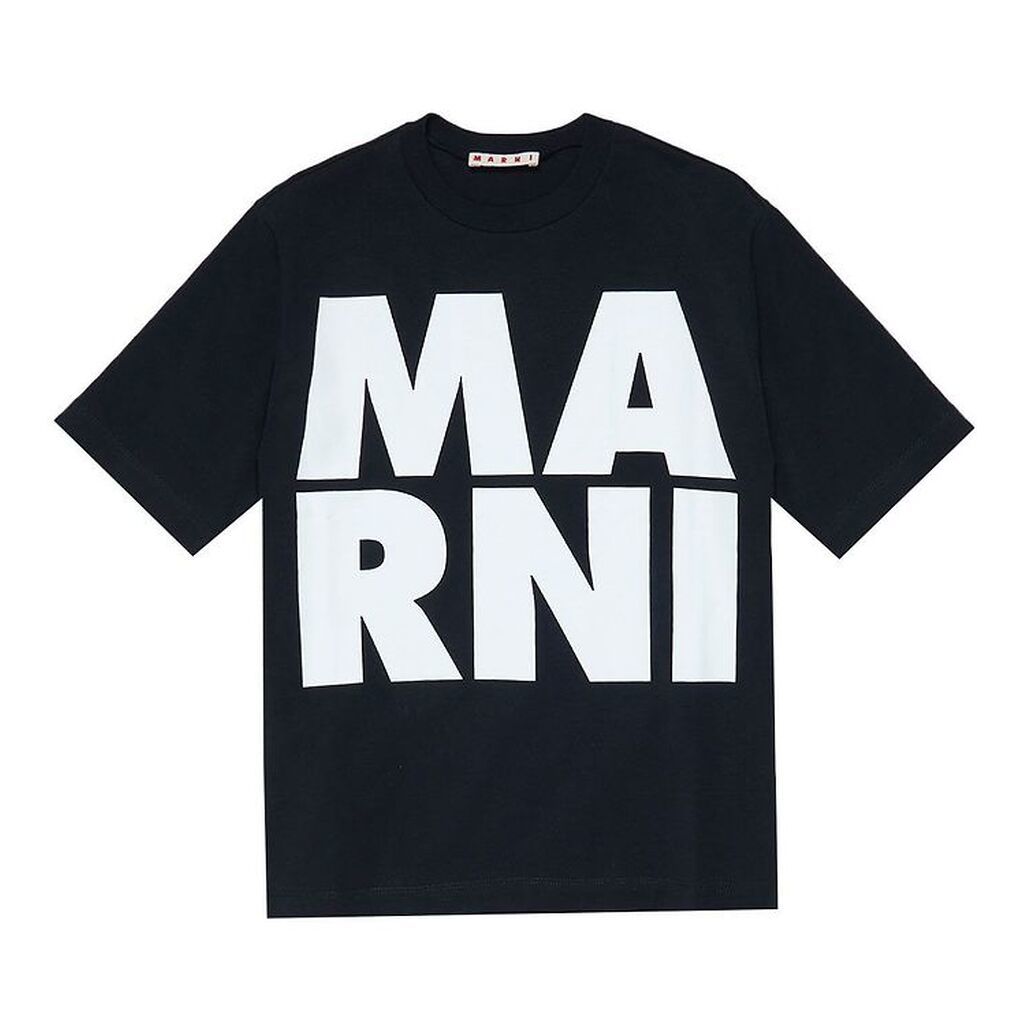 Marni T-Shirt - Sort m. Hvid