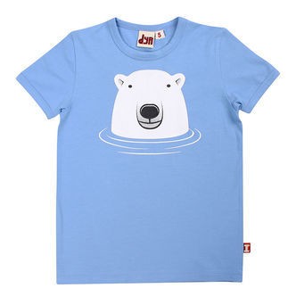 DYR T-shirt - DyrGrowl - Ice Blue Ny Isbjoern