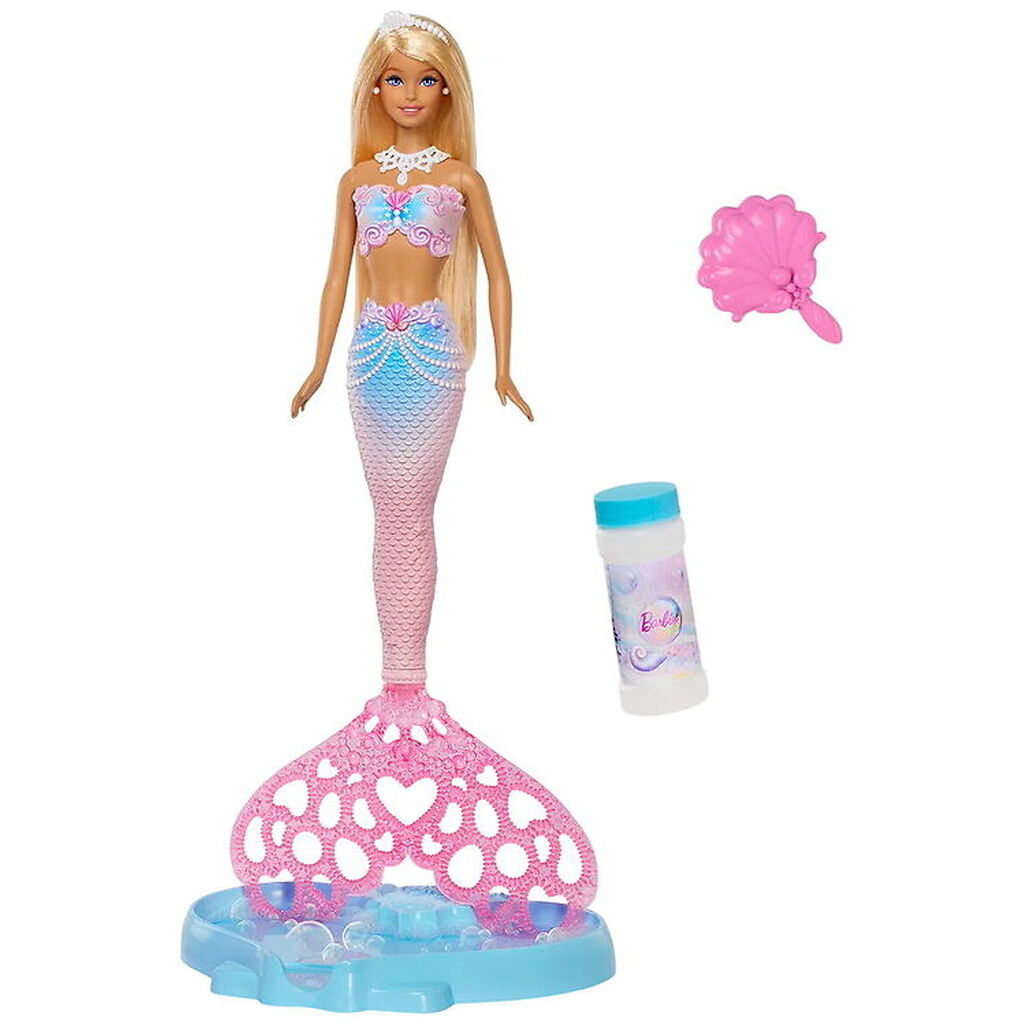 Barbie Dukke - 27 cm - Bubble Sparkle Mermaid