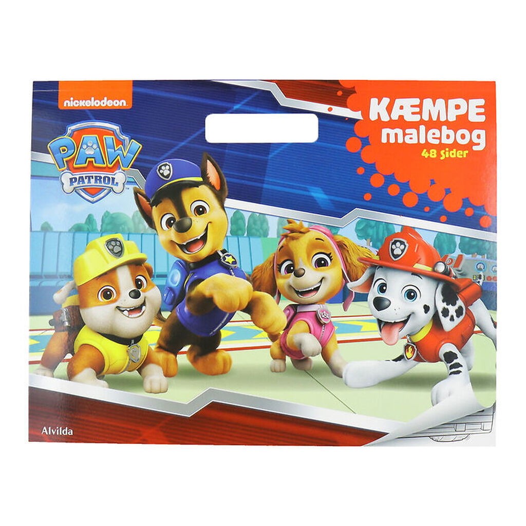 Alvilda Malebog - 48 Sider - Paw Patrol