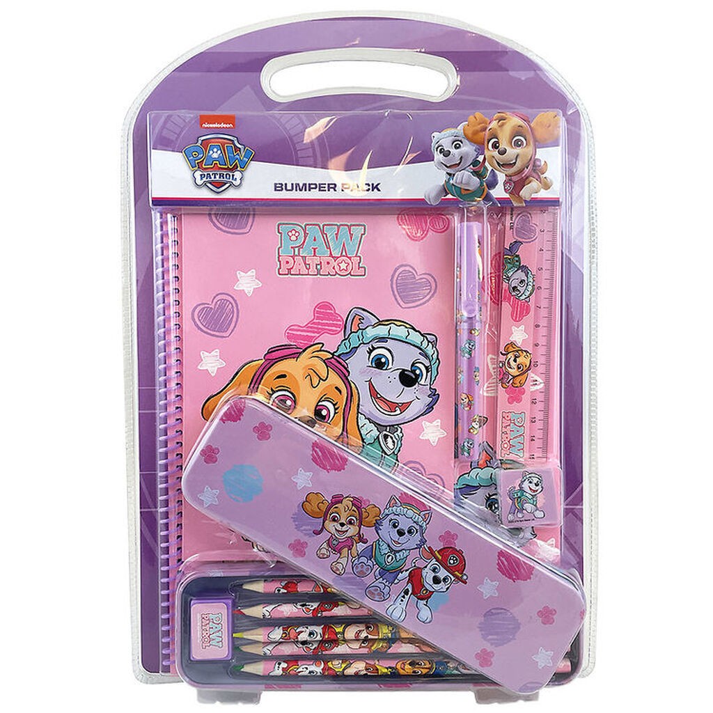 Paw Patrol Farvesæt - Girls - Bumper Set - Lilla