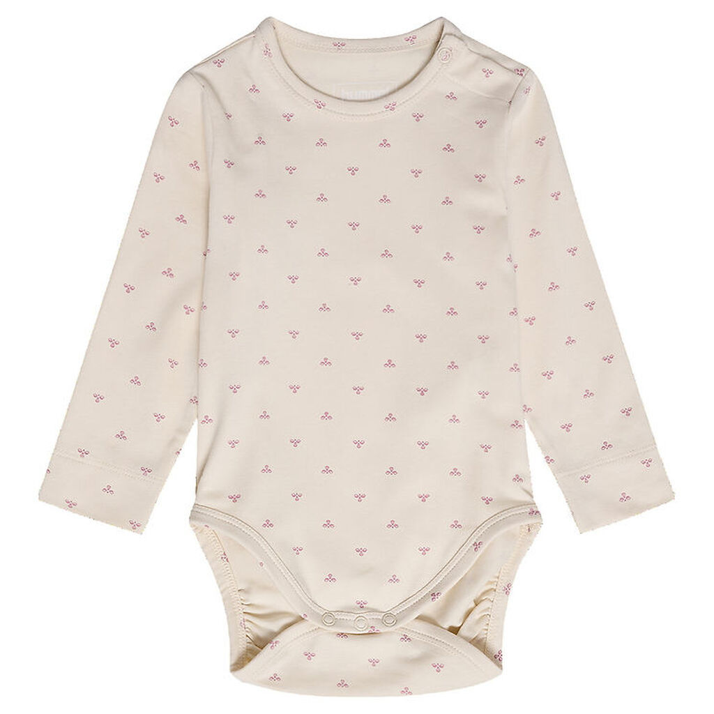 Hummel Body l/æ - HmlMini Bee - Whitecap Gray m. Logo