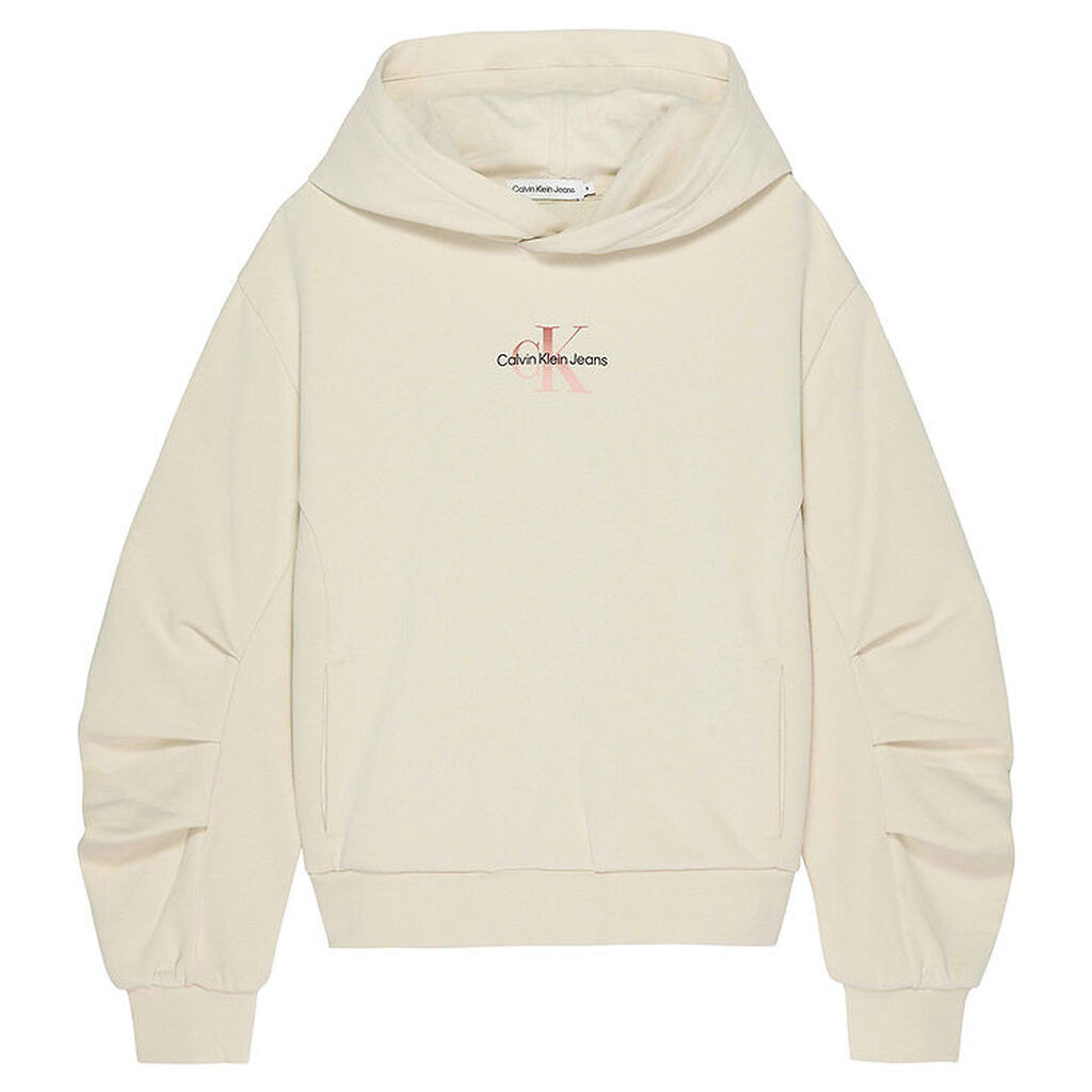 Calvin Klein Hættetrøje - Gradient Monogram - Whitecap Grey