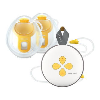 Medela Elektrisk Brystpumpe - Håndfri - Dobbelt - Swing Maxi