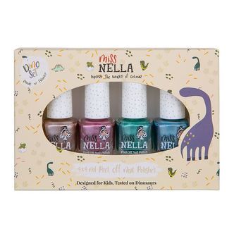 Miss Nella Neglelak - 4-pak - Dino Set