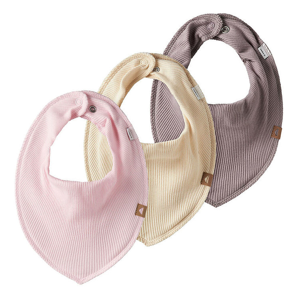 Name It Savlesmække - Rib - 3-pak - NbfYvettejilla - Bleached Sa