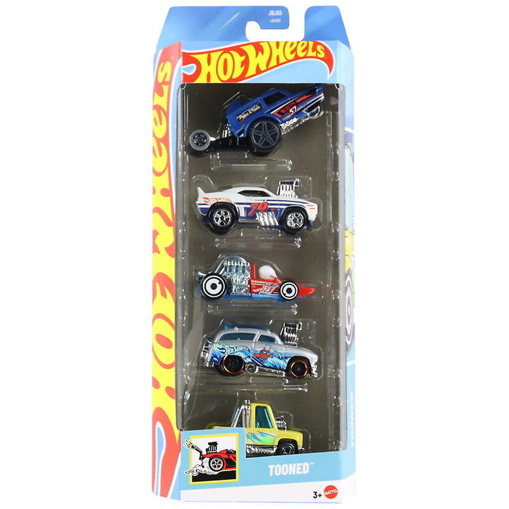 Hot Wheels Biler - 5-pak - Tooned