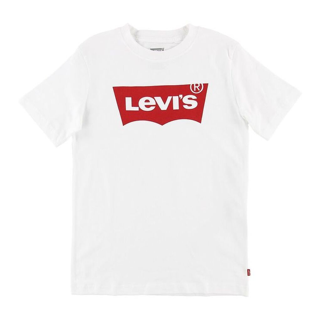 Levis T-shirt - Batwing - Hvid m. Logo