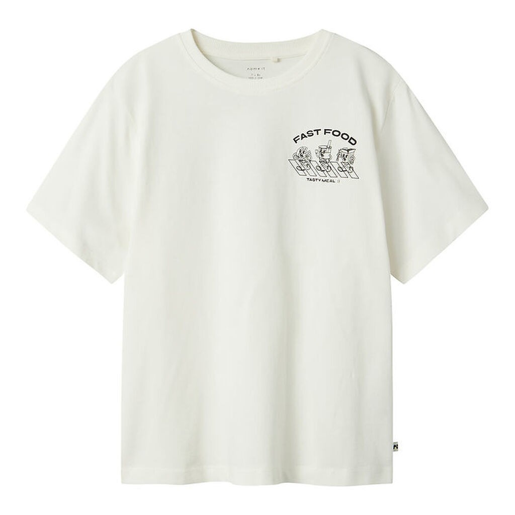 Name It T-shirt - NkmTobobbi - Cloud Dancer