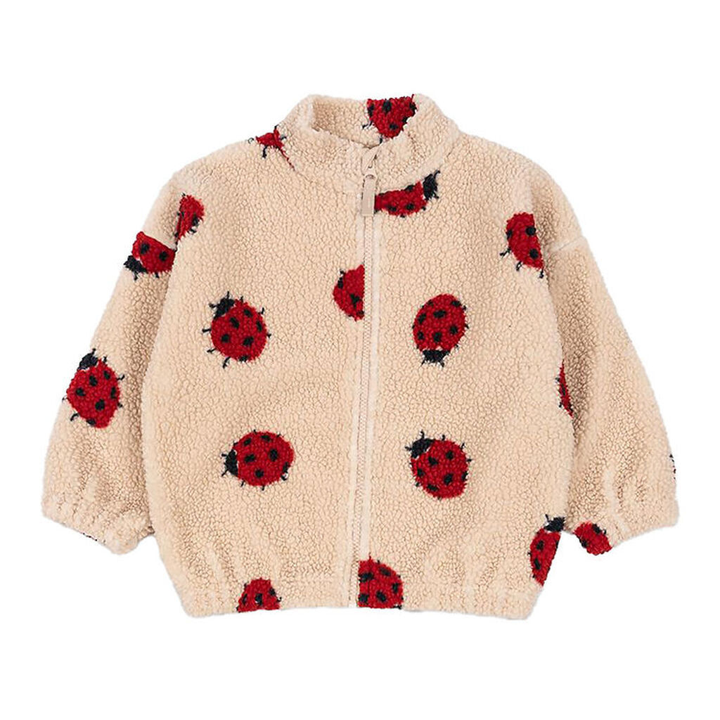 Konges Sløjd Fleecejakke - Jody - Ladybug Sand