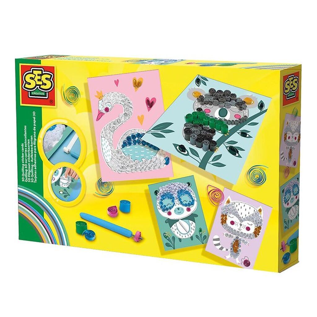 SES Creative 3D Kort - Kort Quilling