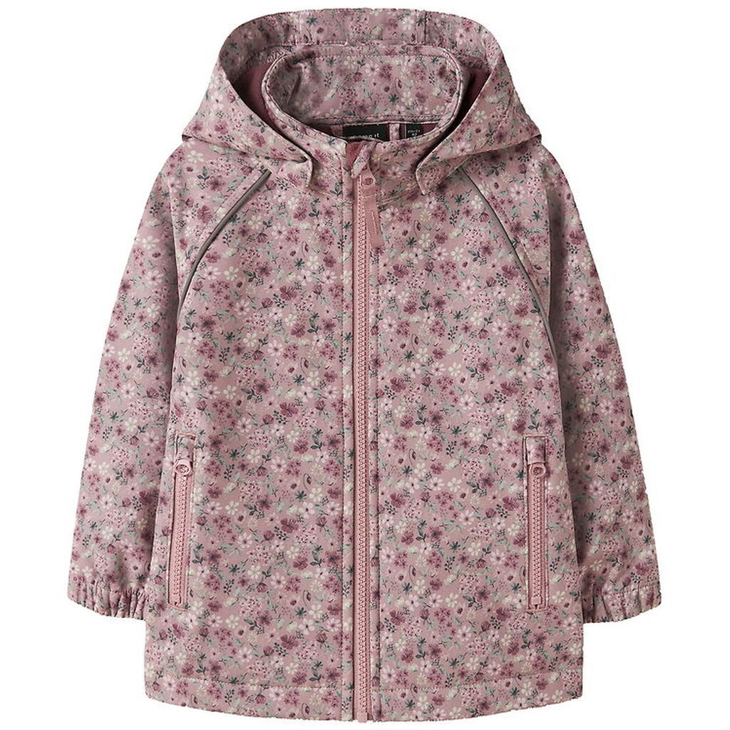 Name It Softshelljakke m. Fleece - NmfAlfa08 - Woodrose/Blossom