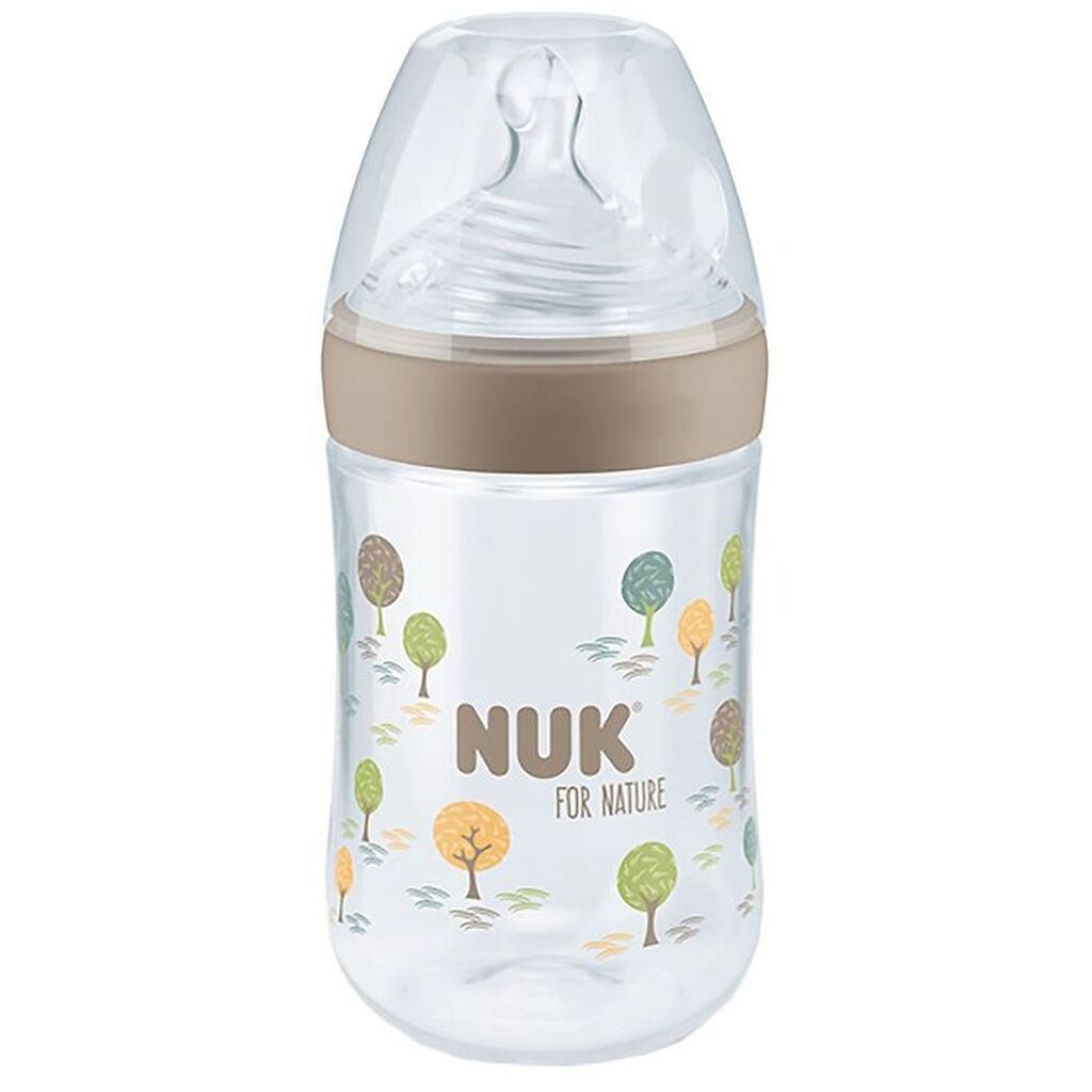 Nuk Sutteflaske - For Nature - 260 ml - Size M - Cream