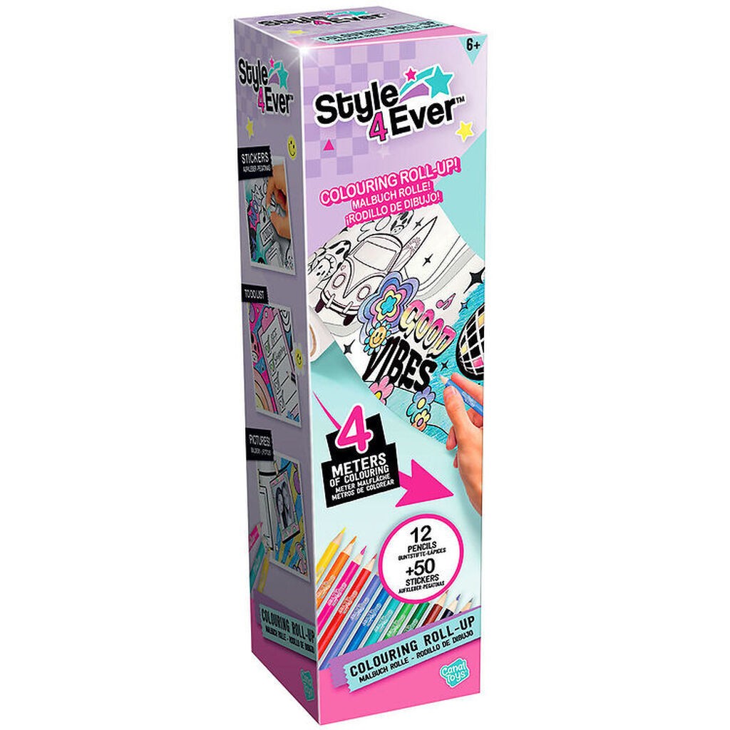 Style 4 Ever Colouring Roll-up - 4 meter