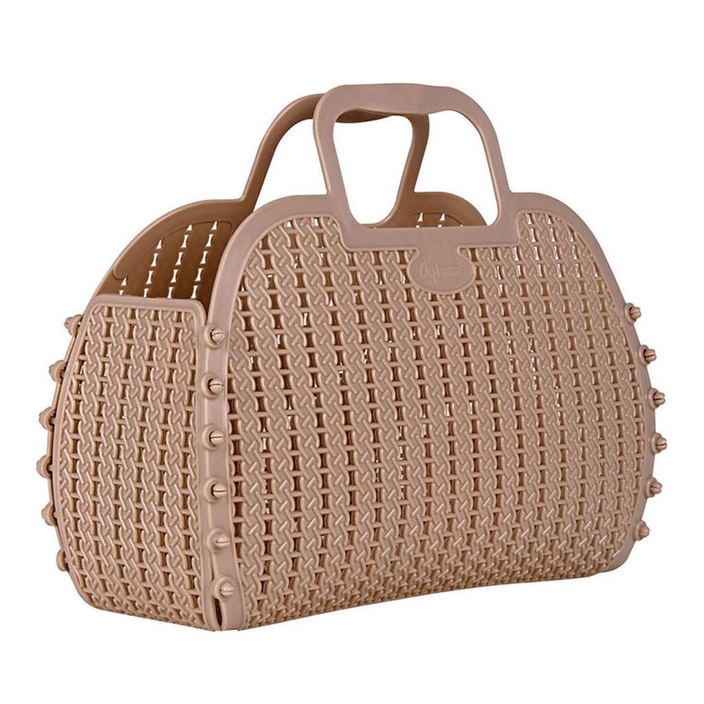 Aykasa Foldekurv - 27x22x12 cm - Mini - Warm Taupe