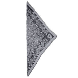 Lala Berlin Tørklæde - Triangle Tilda - Swoosh Black/White