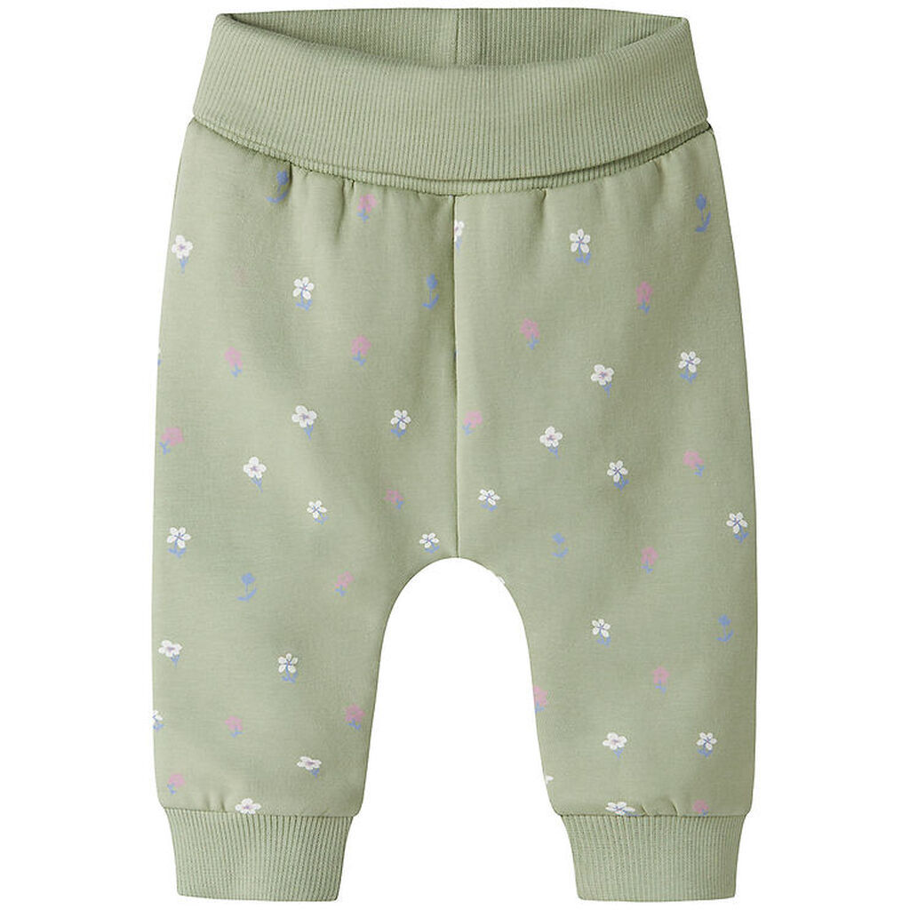 Name It Sweatpants - NbfVimone - Swamp/Flower