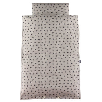 Nørgaard Madsens Sengetøj - Beige/Brun m. Traktorer