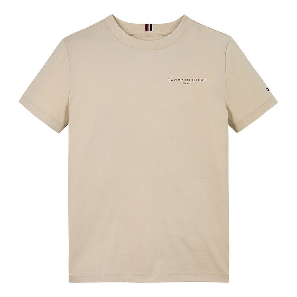 Tommy Hilfiger T-shirt - Mini Corp Logo - Classic Beige
