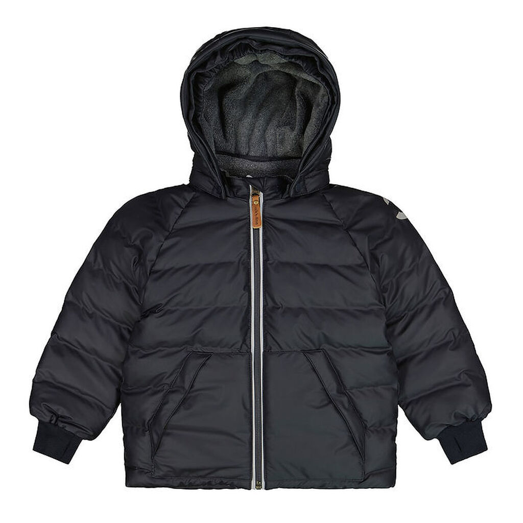 Mikk-Line Dynejakke - PU - Recycled - Dark Navy