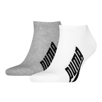Puma Ankelstrømper - 2-pak - Sneaker - Lifestyle - Hvid/Grå/Sort