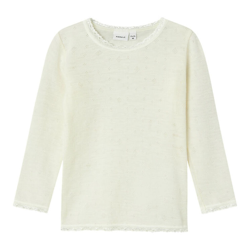 Name It Bluse - Uld - NbfWang - Snow White