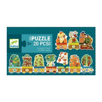 Djeco Puslespil - 20 Brikker - Jeg Tæller