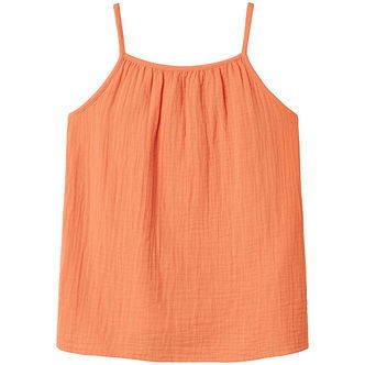 Name It Top - Musselin - Strap - NkfHisa - Fresh Salmon