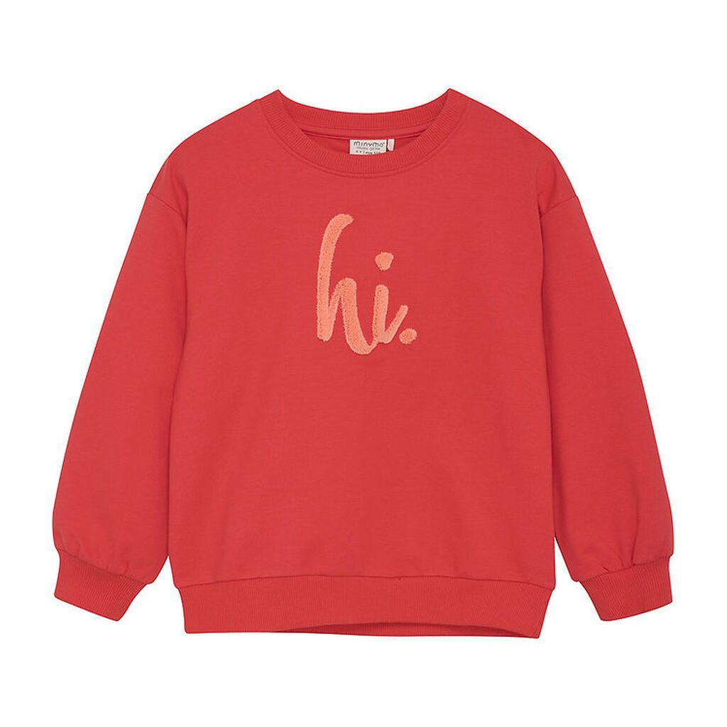 Minymo Sweatshirt - Tomato Puree