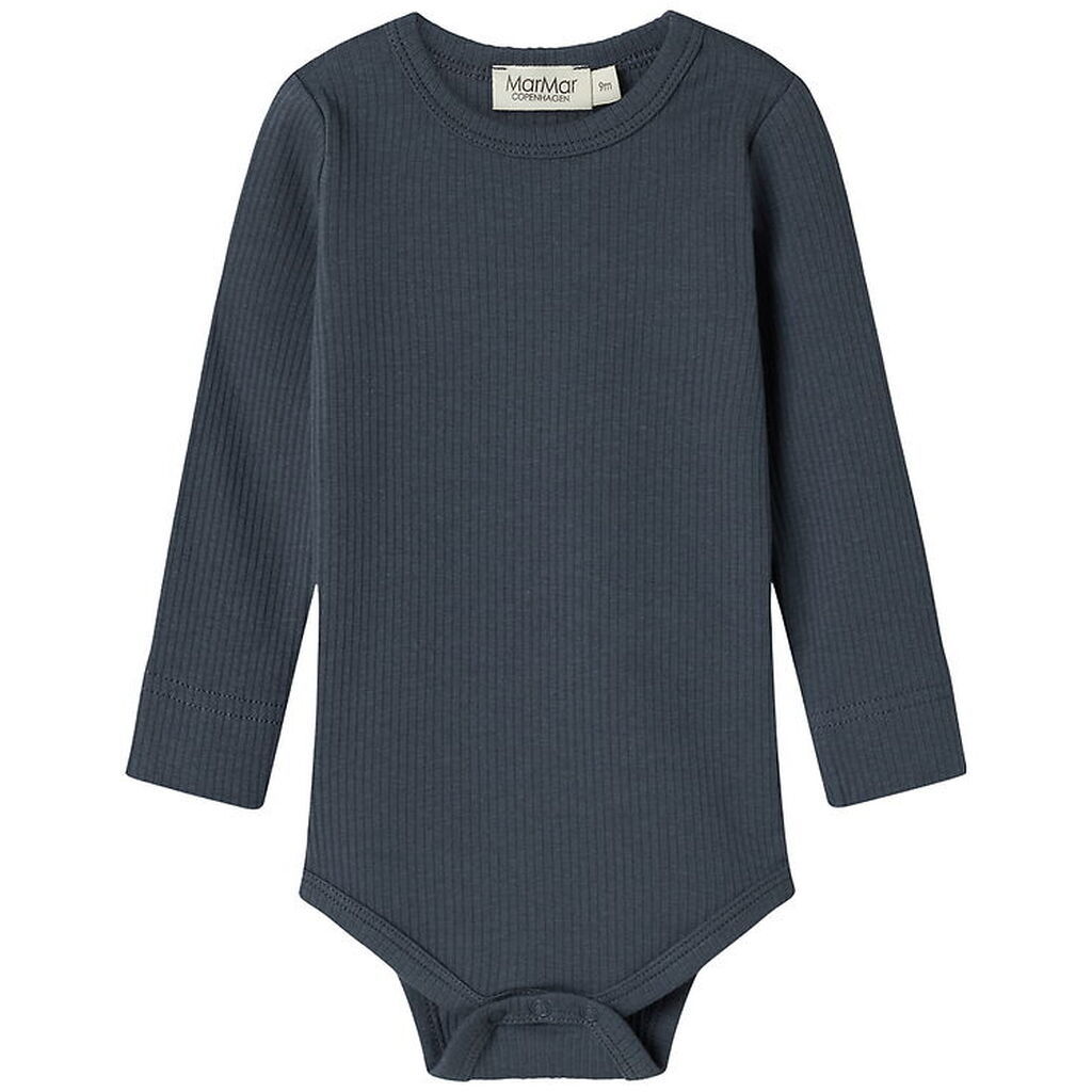 MarMar Body l/æ - Rib - Modal - Noos - Blå