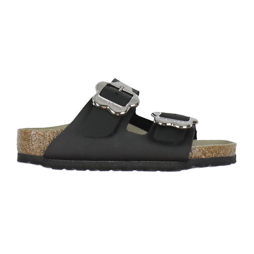Birkenstock Sandaler - Arizona Kids Flower Buckle - Sort