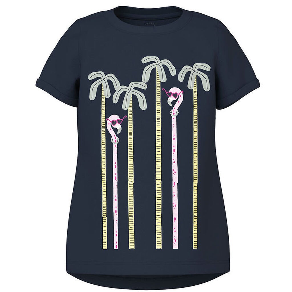 Name It T-shirt - NmfVix - Navy Blazer/Palms
