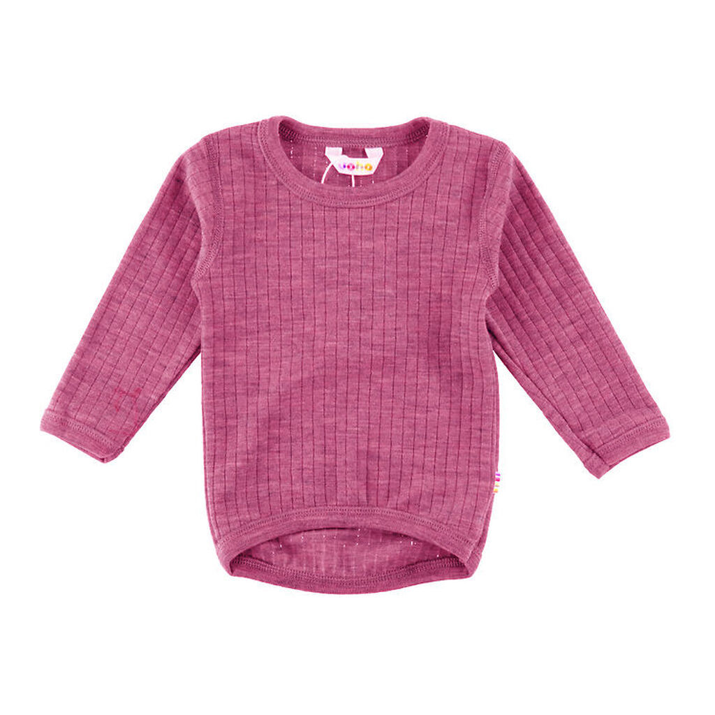 Joha Bluse - Uld - Hindbær