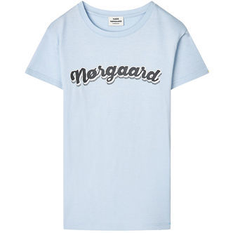 Mads Nørgaard T-shirt - Tuvina - Cashmere Blue