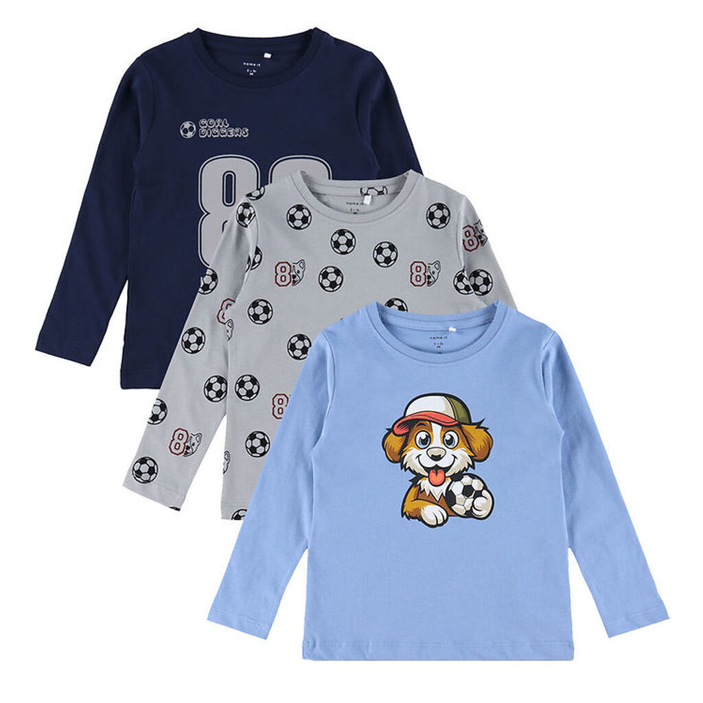 Name It Bluser - Noos - 3-pak - NmmNiko - Navy Blazer