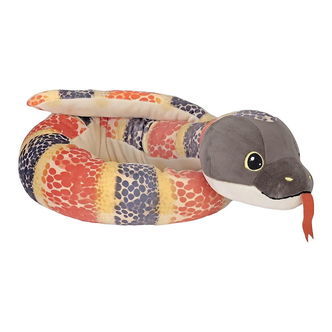 Wild Republic Squishy Slange - 132 cm - Brun/Orange