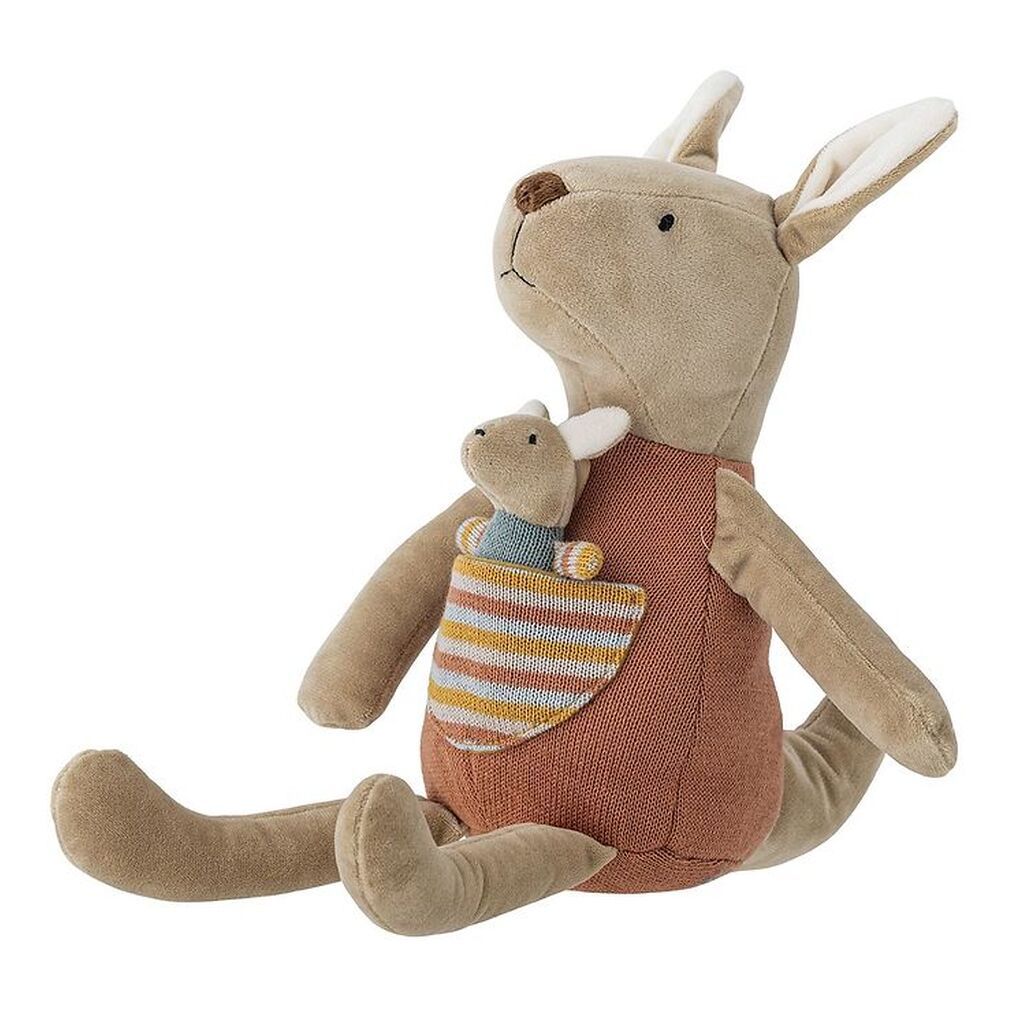 Bloomingville Stofdukke - 33 cm - Clover - Brun