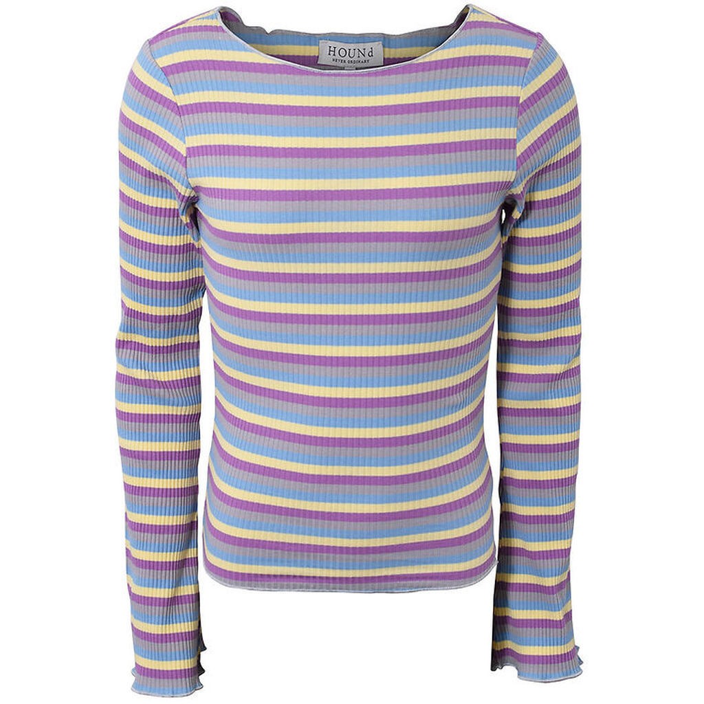 Hound Bluse - Rib - Light Yellow Stripe