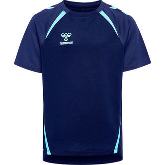 Hummel T-shirt - hmlLead 2.0 Jersey - Marine/Blue Fish