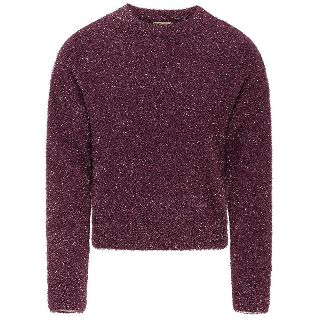 Kids Only Bluse - Strik - KogPiumo - Rose Wine/Rose Wine Glitter