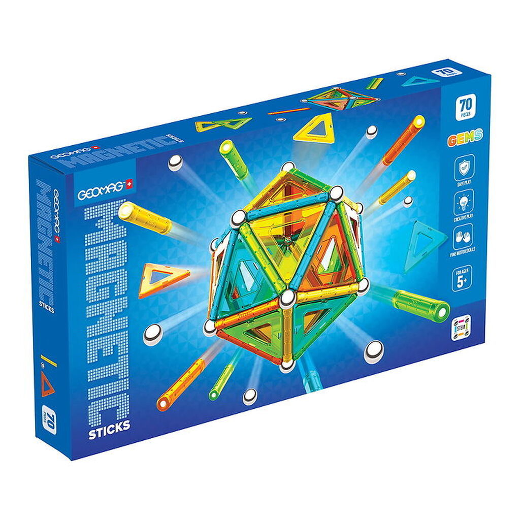 Geomag Magnetsæt - Sticks - 70 Dele