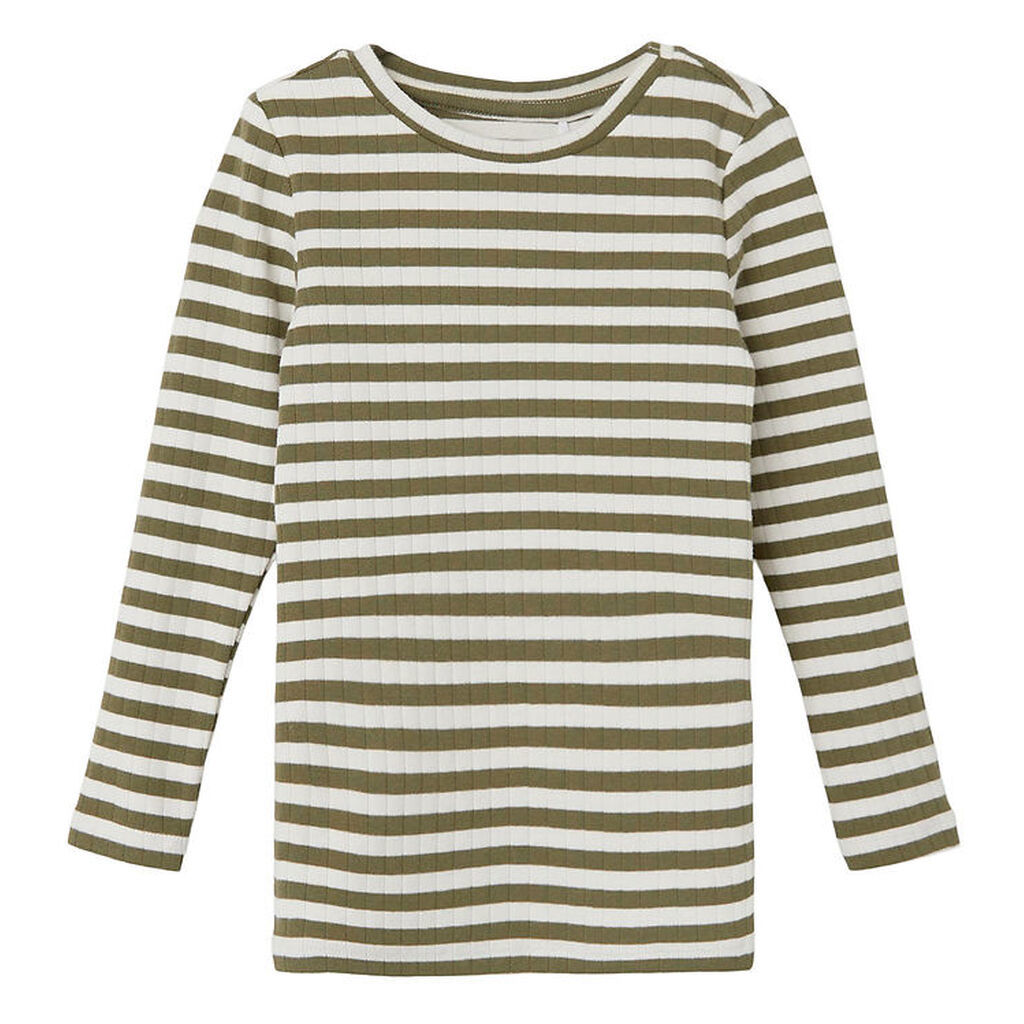 Name It Bluse - Noos - NmfSuraja - Deep Lichen Green Stripes