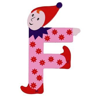 Petit Jour Paris Alfe Bogstav - F - Lyserød