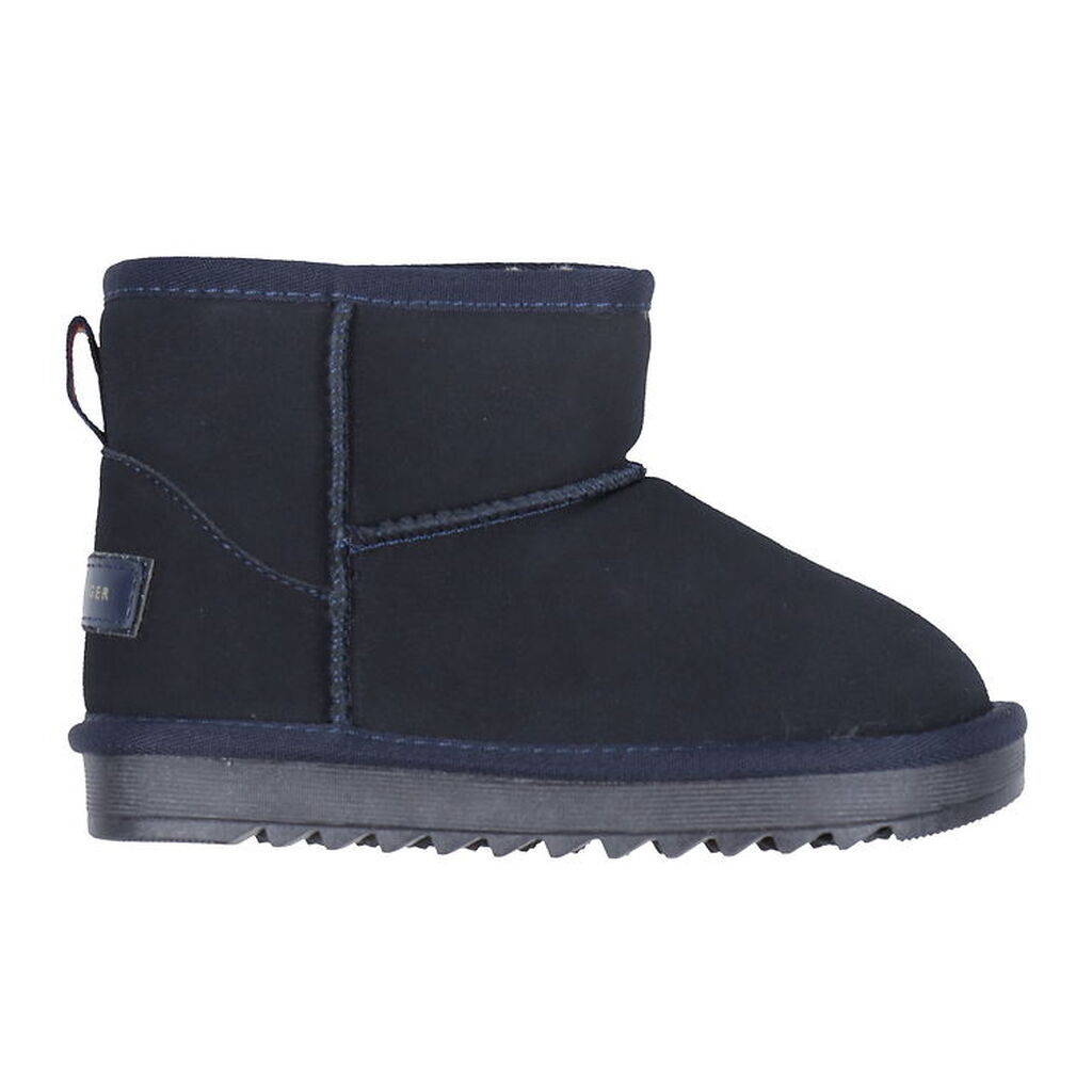 Tommy Hilfiger Bamsestøvler - Fur Boot - Blå