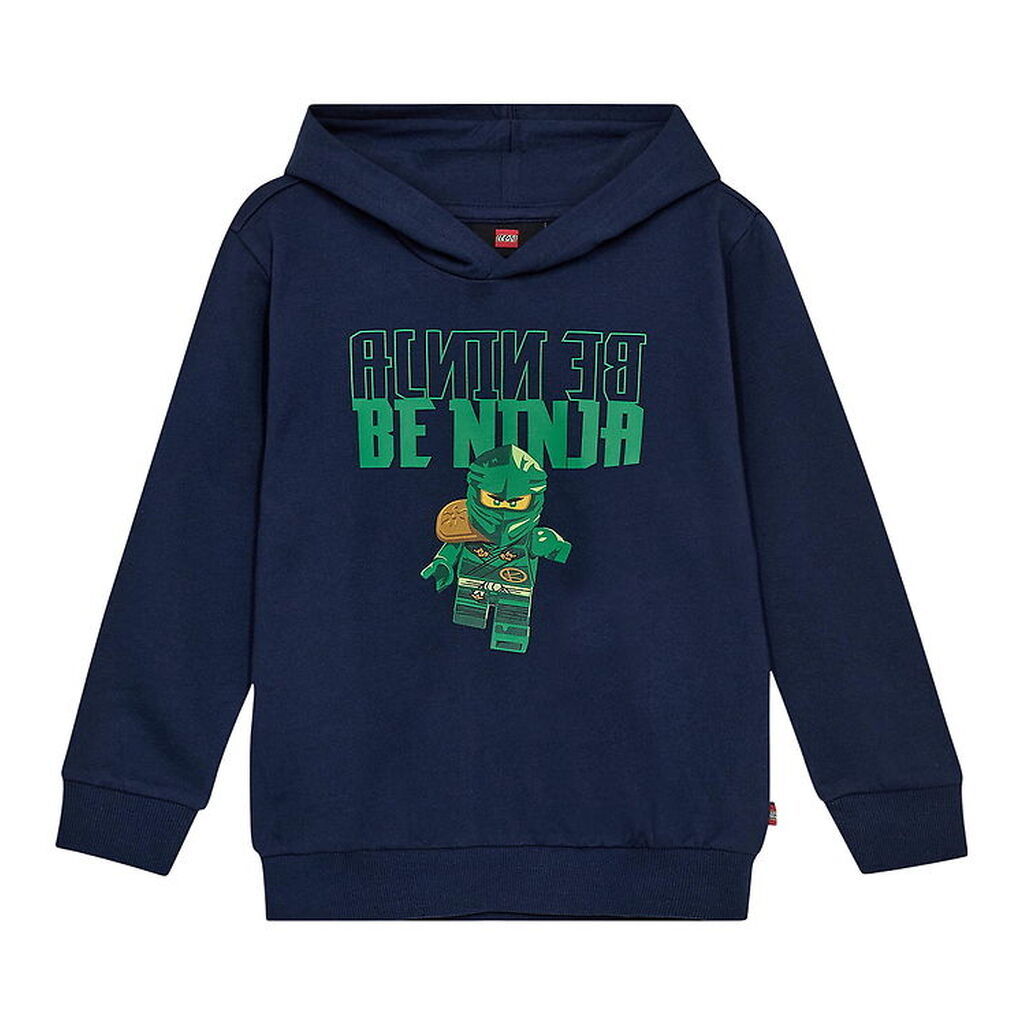 LEGOÂ® Wear Ninjago Hættetrøje - LwSaku - Mørkeblå