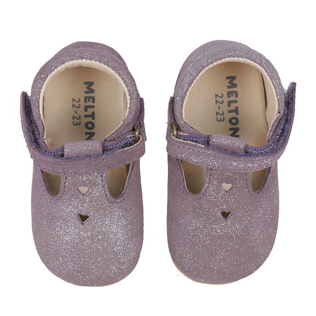 Melton Skindfutter - Mary Jane - Purple Dove m. Glimmer