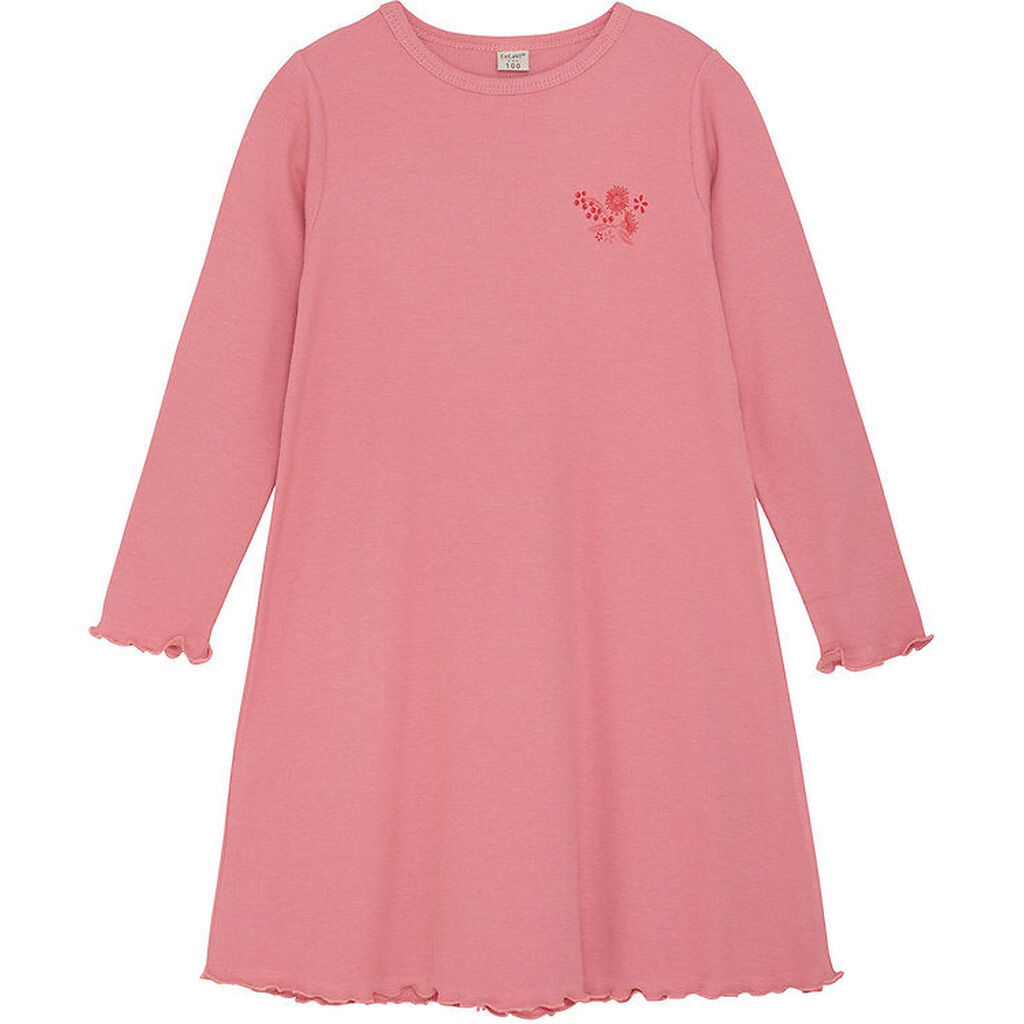 CeLaVi Natkjole - Rib - Powder Pink